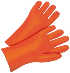 12" Orange Foam Lined PVC Glove from PIP