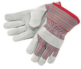 Memphis 2 1/2", Leather Palm Gloves, Starched Safety Cuffs from MCR Safety
