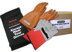  Novax Class 2 14" Orange Electrical Glove Kit from PIP