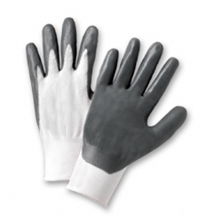 Grey Nitrile, White Polyester Liner from PIP