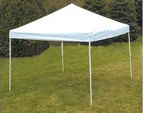 FSI Economy Pop Up Open Sided Shelter 10'H x 20'L x 8'H from FSI