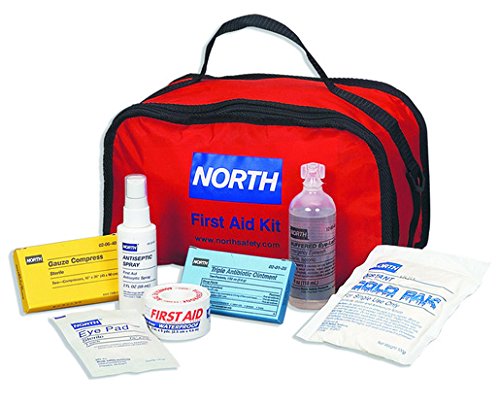 North First Responder First Aid Kit w/ Large Soft Pak Carry Bag from North by Honeywell