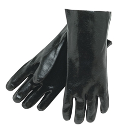 Memphis 14" Single Dipped PVC Coated Gloves (Smooth) Interlock Lined from MCR Safety