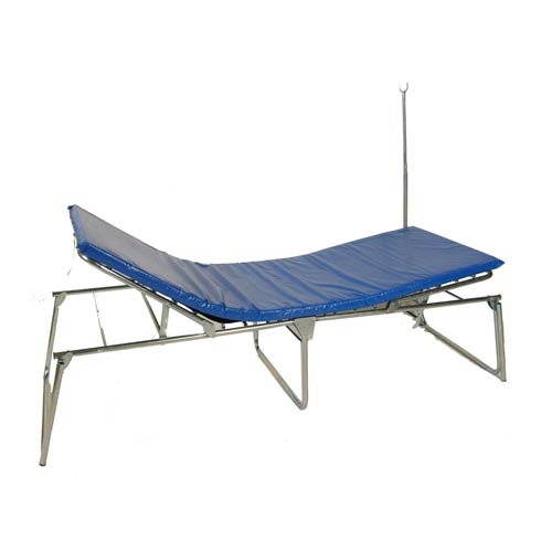 Oversized Special Needs Cot with Vinyl Mattress & IV Pole XH-3IV