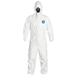 Tyvek 400 Coverall w/ Respirator Fit Hood, Elastic Wrists & Ankles from DuPont