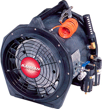 12" Intrinsically Safe Air Driven Blower/ Exhauster from Euramco Safety