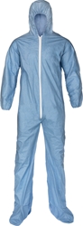 Pyrolon Plus 2 coverall w/ Attached Hood, Elastic Wrists, Boots 7414S, 7414M, 7414L, 7414XL