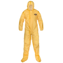 ChemMax 1 Coverall w/ Hood, Attached Boots from Lakeland Industries