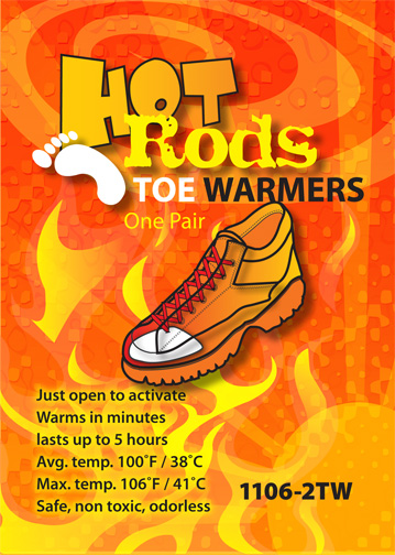 Hot Rods Toe Warmers from Occunomix