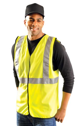 Class 2 Classic Solid Economy Hi-Viz Vest from Occunomix
