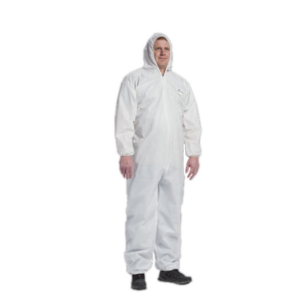 Posi-Wear UB - Disposable White Coverall with Elastic Wrists & Ankles 3706-M, 3706-L, 3706-XL, 3706-XXL