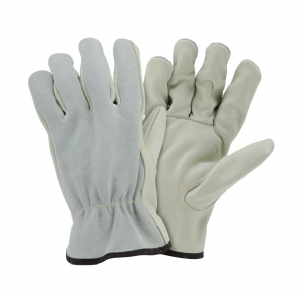 Grain Cowhide Palm and Grey Cowhide Back from PIP