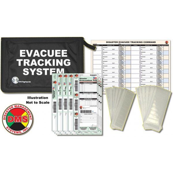 Evacuee Tracking Kit from Disaster Management Systems