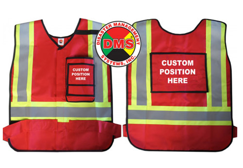 Custom Dynamic ANSI Compliant Style Vest from Disaster Management Systems