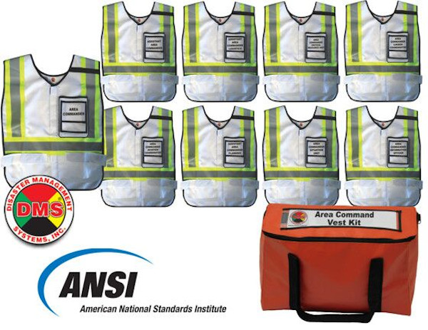 NIMS/ICS Area Command Vest Kit from Disaster Management Systems