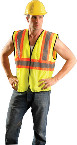 Mesh Two-Tone Safety Vest from Occunomix