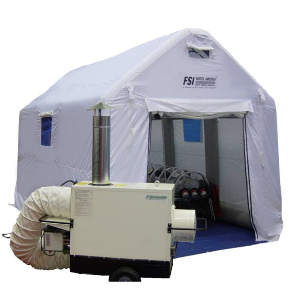 FSI DAT Series Pneumatic Isolation Shelter 10'W x 5'L x 9'H from FSI