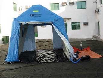 FSI DAT Series Pneumatic Shelter 10' W x 5' L x 9' H from FSI