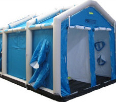 Portable Pneumatic Hazmat Decon Shower from FSI