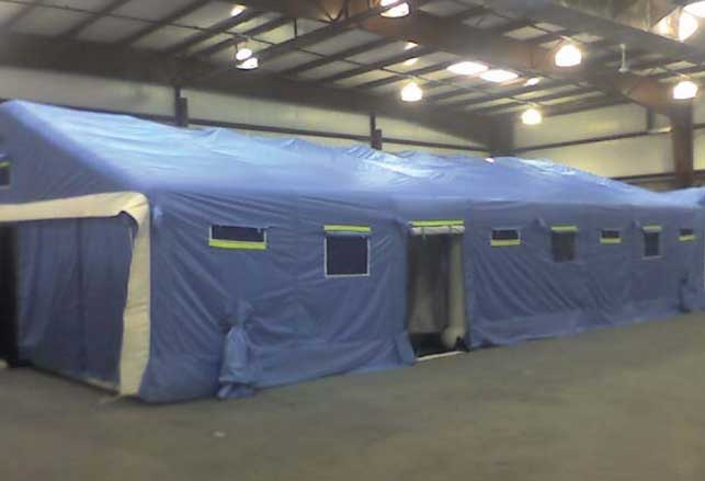 FSI DAT Series Pneumatic Shelter  24' W x 40' L x 11'H from FSI