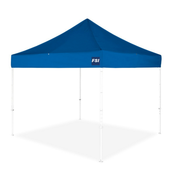 FSI Economy Pop Up Open Sided Shelter 10'W x 10'L x 8'H from FSI