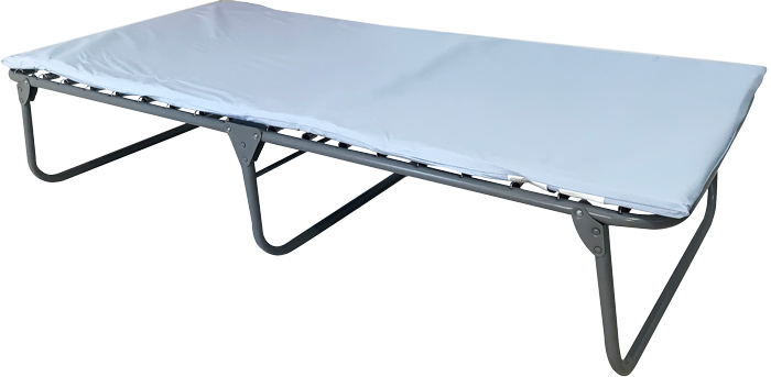 Extra Wide Steel Folding Cot w/ Vinyl Mattress XM-6
