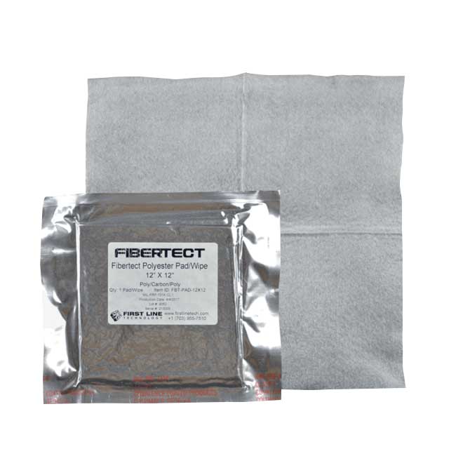FiberTect Wipes/Pads - Training Version FBT-PAD-12x12T