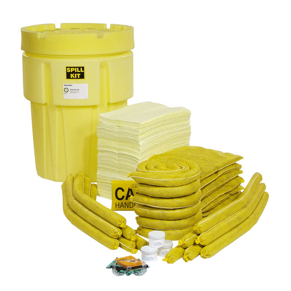 HazMat 95-Gallon Overpack Salvage Drum Spill Kit from Spilltech