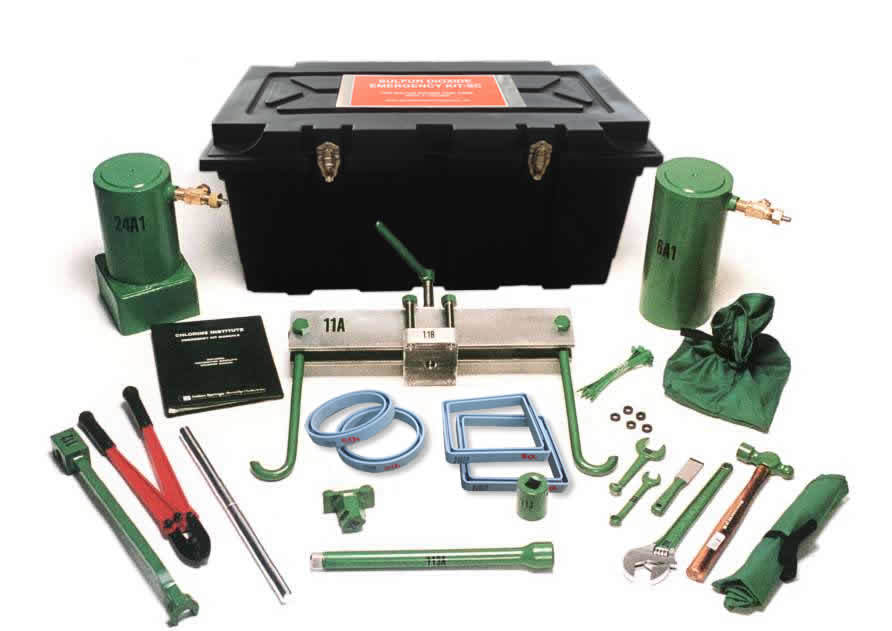 Sulfur Dioxide Emergency Kit for Tank Cars/Tank Trucks from Indian Springs