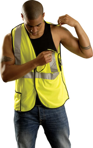Premium Mesh 5-Point Breakaway Vest from Occunomix