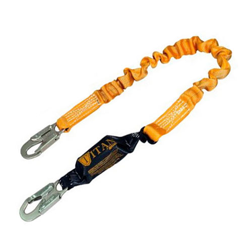 Titan II Stretch Pack-Type Shock-Absorbing Lanyard from Miller by Honeywell