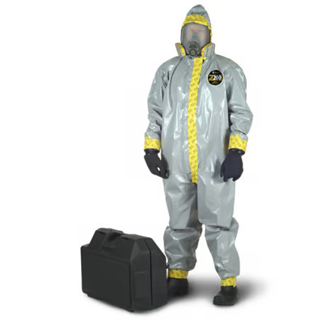 Zytron 200 Coverall w/ Hood, Elastic Wrists, & Sock Boot from Kappler
