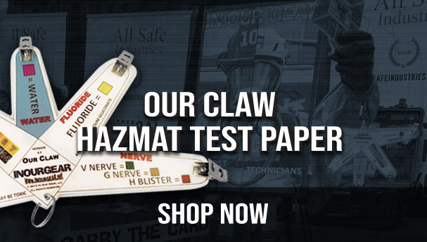 OUR Claw Hazmat Test Paper Card