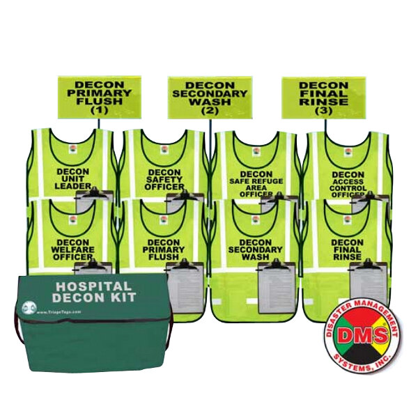 Hospital Decon Vest & Flag Kit from Disaster Management Systems