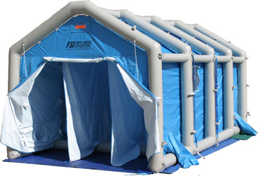 Portable Pneumatic Hazmat Decon Shower from FSI