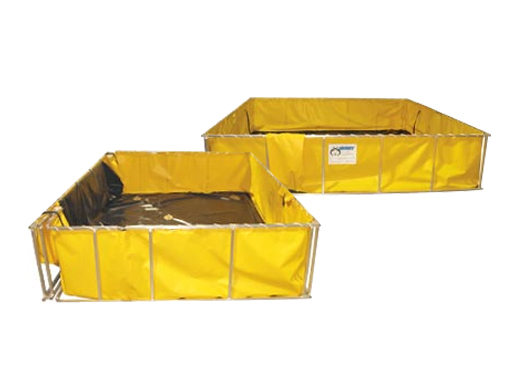 Leading Edge Steel Folding Frame Tank from Husky Portable Containment