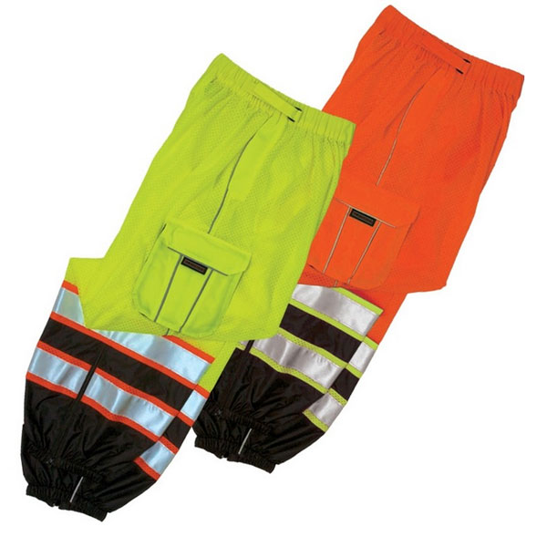 Premium Brilliant Series Hi Viz Mesh Pants Class E from ML Kishigo