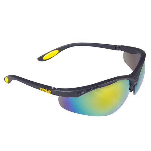 Reinforcer Safety Glasses w/ Fire Mirror Lens from DeWALT