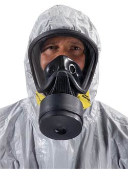 Ultra Elite CBRN Hycar Gas Mask w/ Rubber Head Harness - Small from MSA