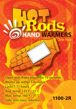 Hot Rods Hand Warmers from Occunomix
