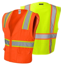 Solid Front Mesh Back Vest from ML Kishigo
