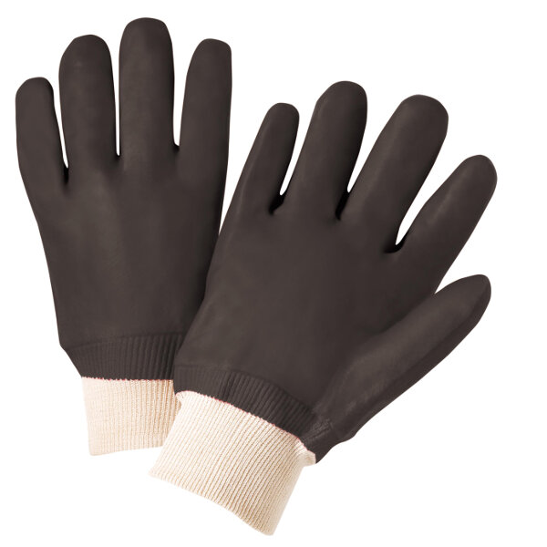 Wrist Rough Jersey PVC Glove, Sandpaper Grip from PIP