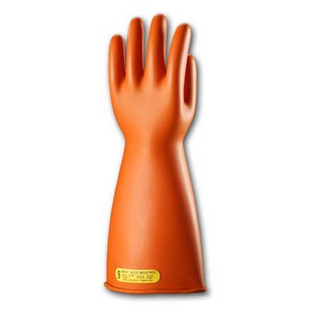 Class 0 Orange Insulating Gloves 11