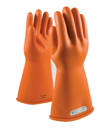 Class 1 Orange Insulating Gloves 14" from PIP