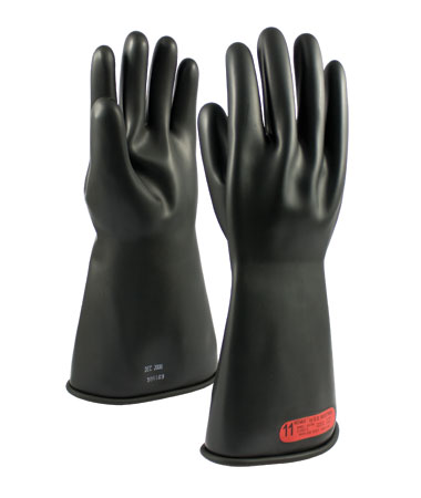 Class 0 Black Insulating Gloves 14