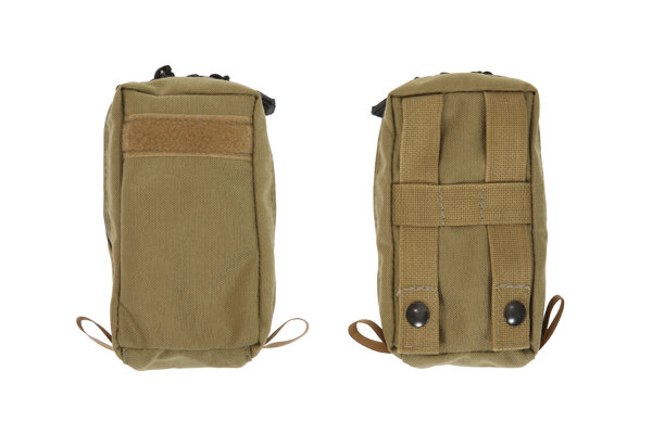 3.5 X 6 Small Outside Side Molle Pocket w/ Zipper from R&B Fabrications