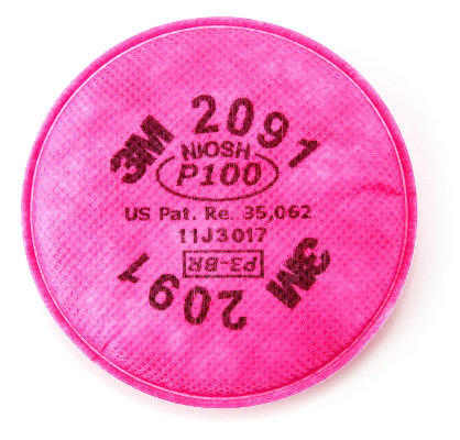 2091 (AAD) Particulate Filter, P100 Respiratory Protection from 3M