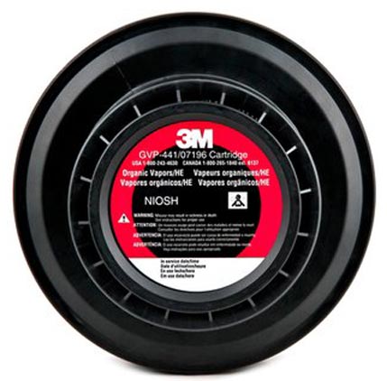 PAPR Organic Vapor / High Efficiency Cartridge, Respiratory Protection System Component from 3M