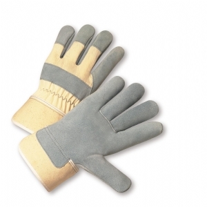 Leather Palm Duck Safety Cuff Glove from PIP