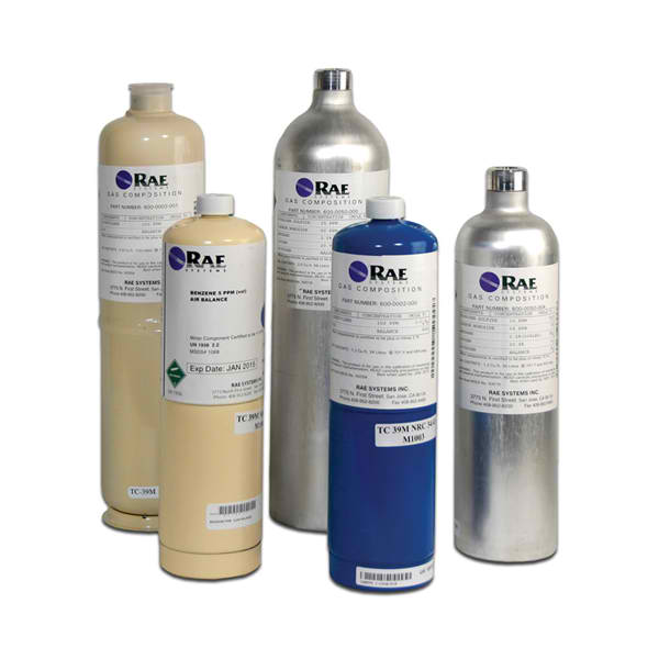 RAE Systems 4-Gas Mix (50% LEL, 50ppm CO, 10ppm H2S, 18% O2) from RAE Systems by Honeywell